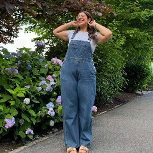 Shiny By Nature 29" Inseam Overall Jeans Size XL